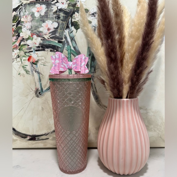 Starbucks Other - SOLD🌷STARBUCKS 2023 summer jeweled pearl pink tumbler ✨